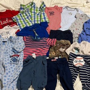 Boy clothes 0 to 3 months, grocery cart cover baby